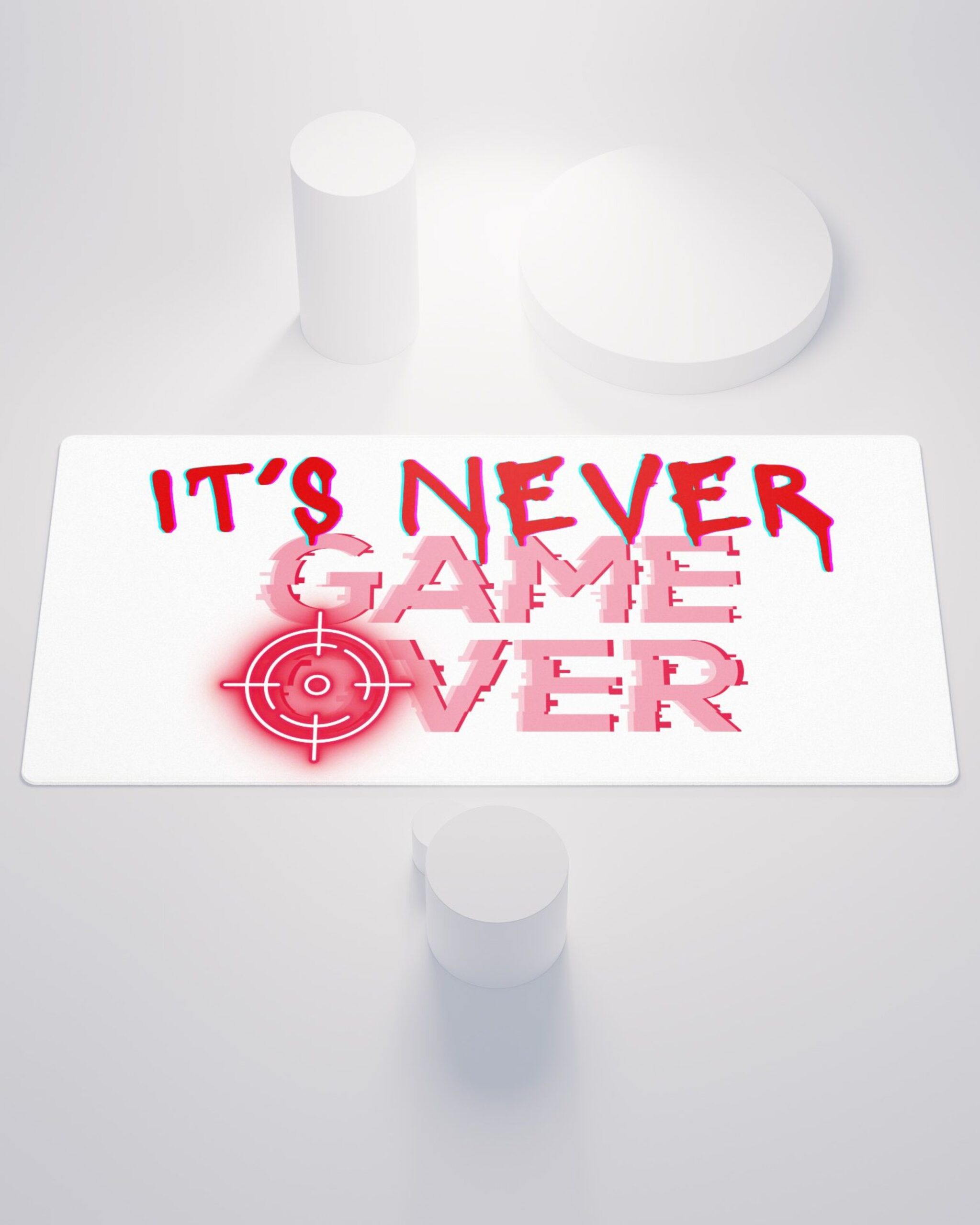 never game over gaming mouse pad